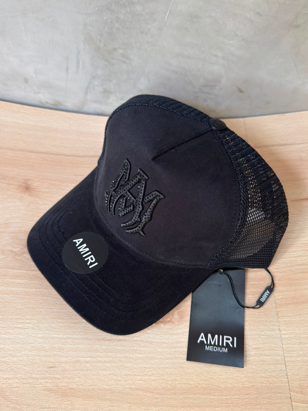 AMIRI NEGRA - MA LOGO CRYSTAL