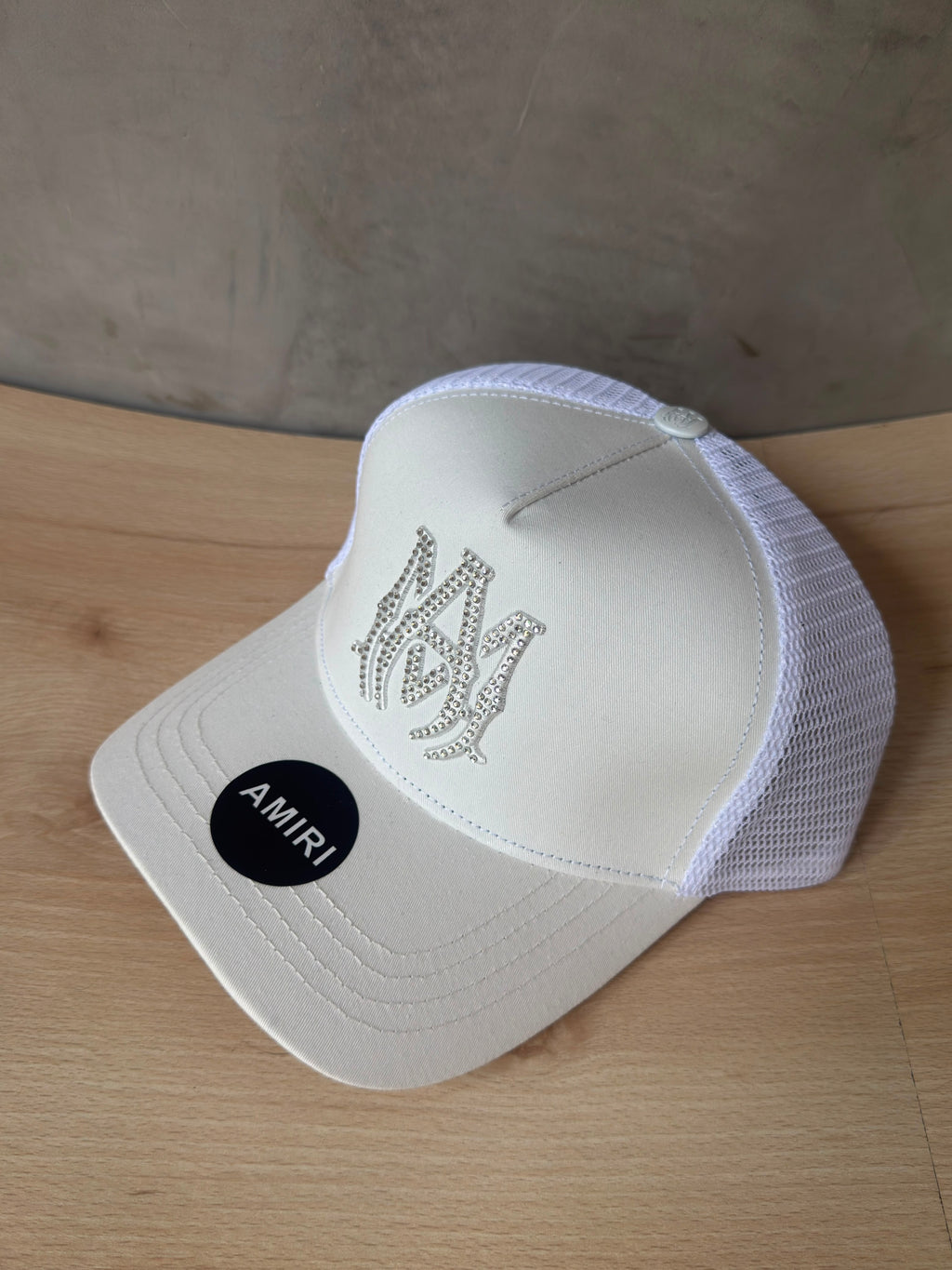 AMIRI BLANCA - MA LOGO CRYSTAL
