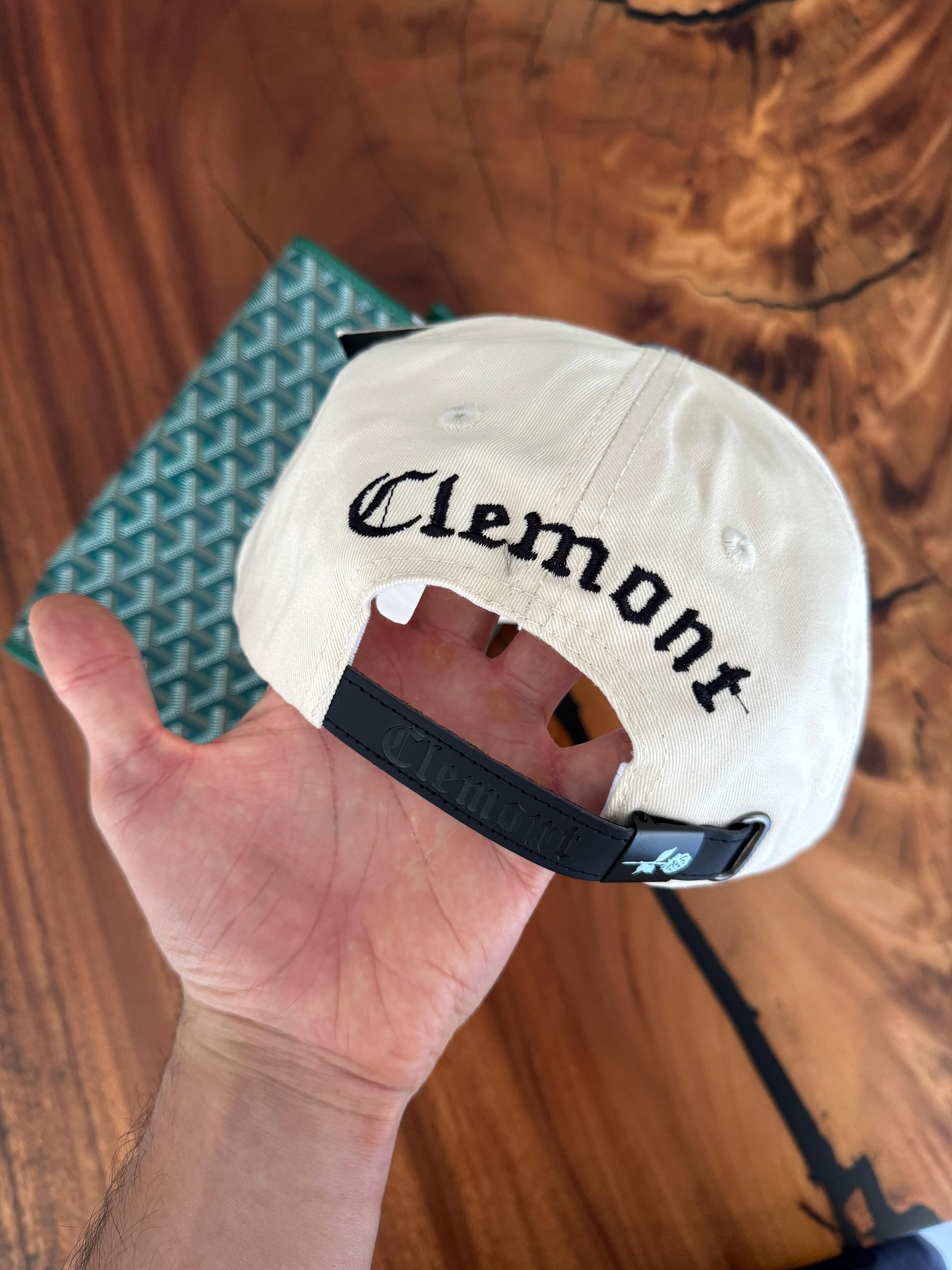 CLEMONT-  BEIGE LETRAS NEGRAS