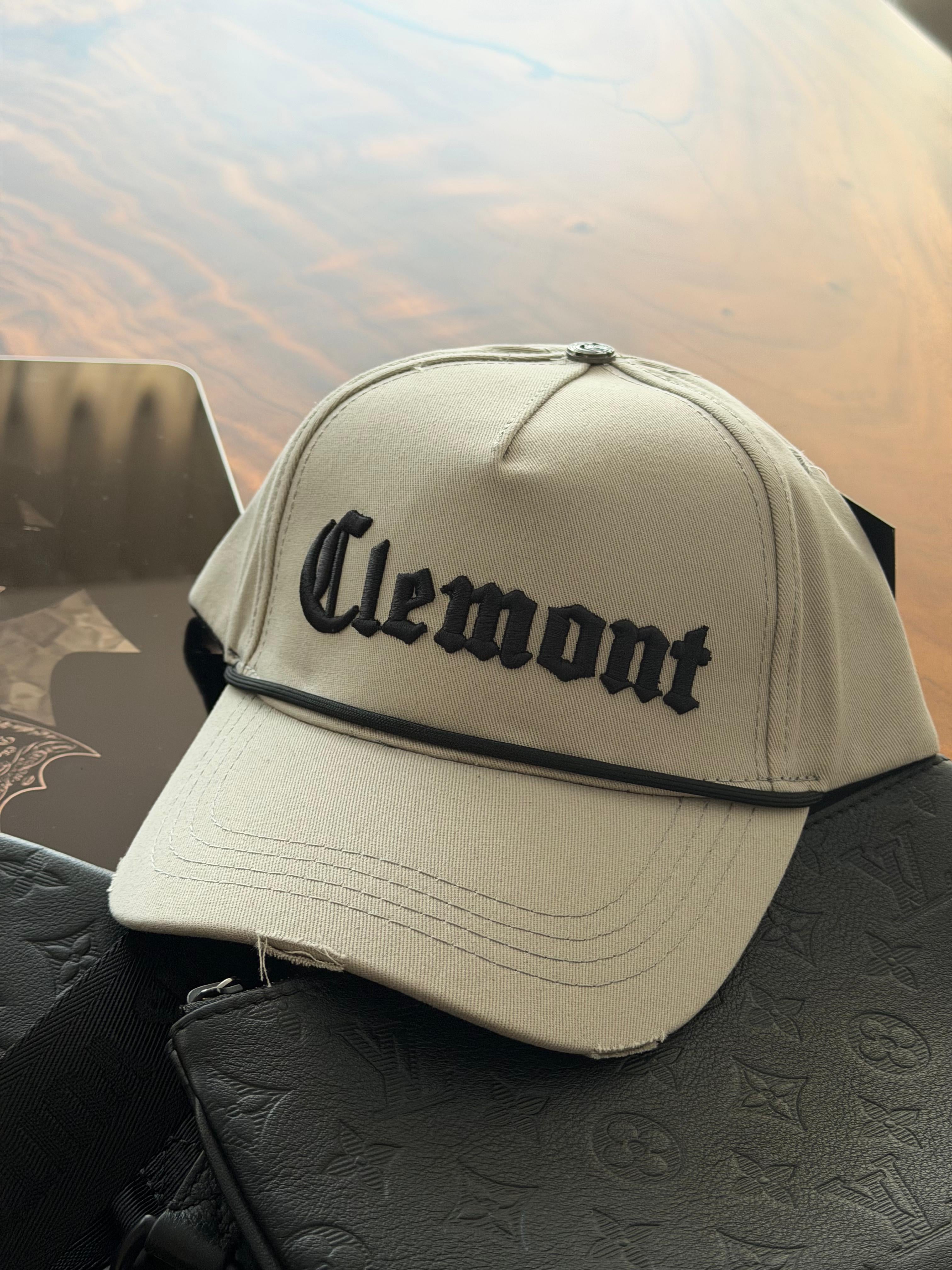 Gorra Clemont Gris Con Detalles Negros