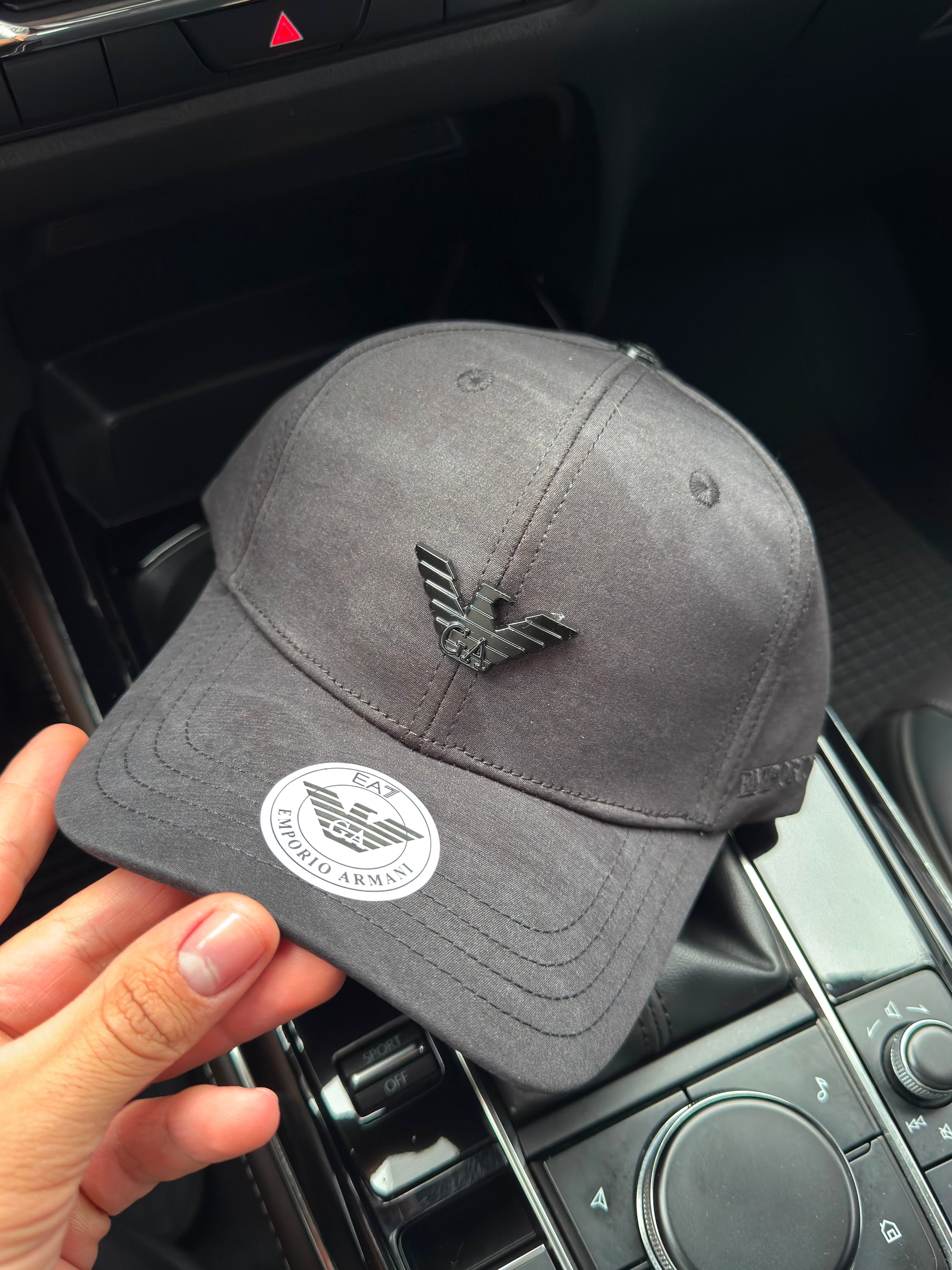 EMPORIO ARMANI NEGRA LOGO NEGRO
