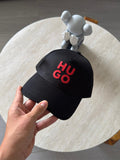 HUGO BOSS CLÁSICA NEGRA LETRAS ROJAS