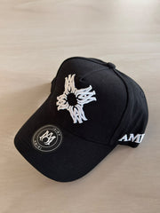 AMIRI BLACK WHITE EMBROIDERY