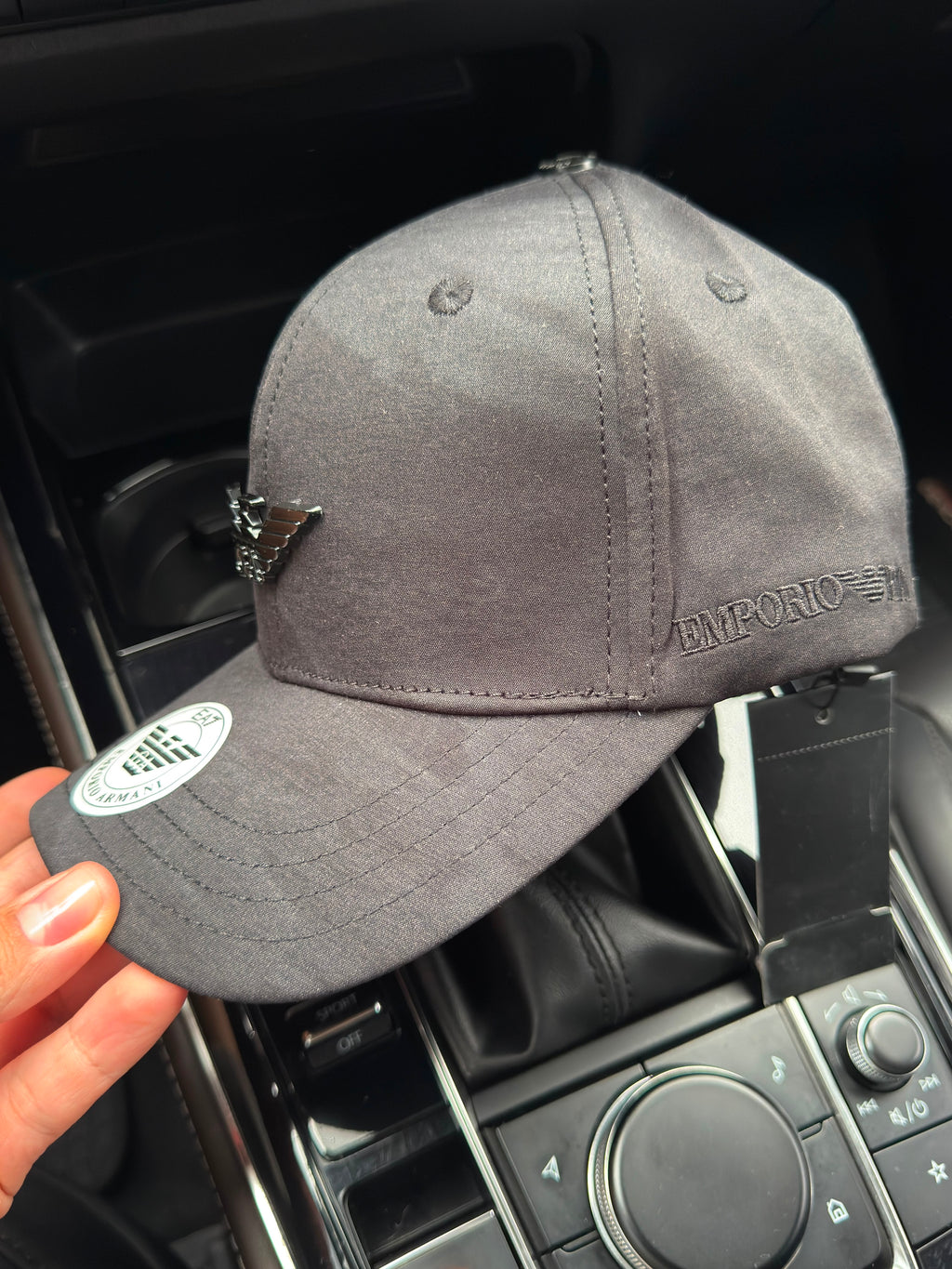 EMPORIO ARMANI NEGRA LOGO NEGRO