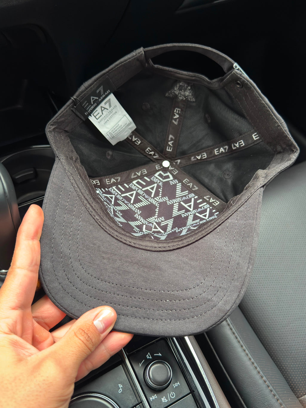 EMPORIO ARMANI NEGRA LOGO NEGRO