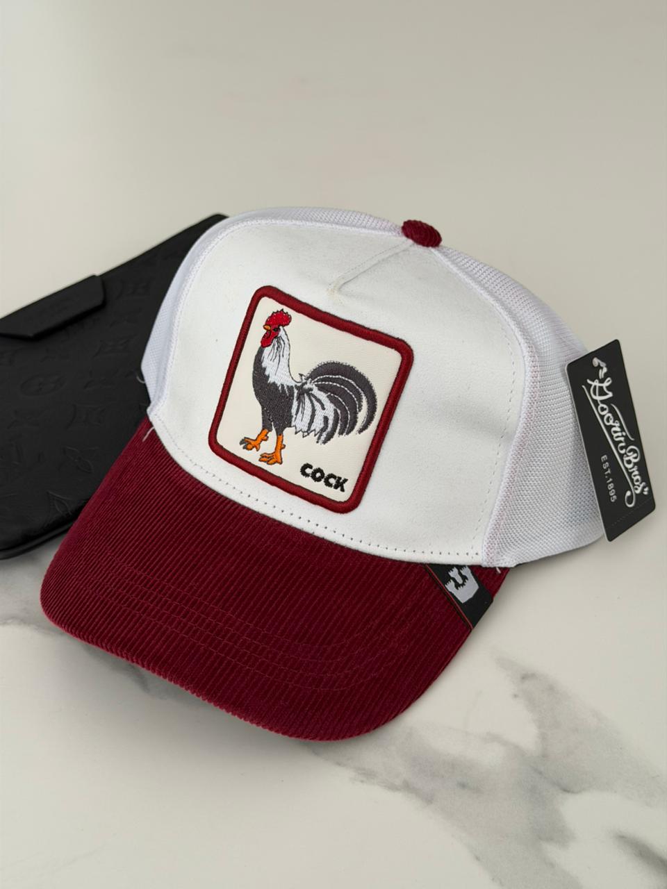 Gorra Cock - Vino tinto