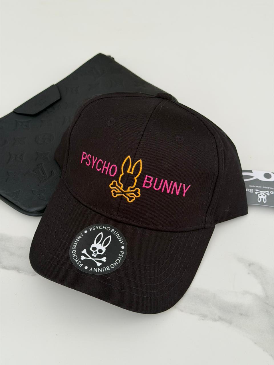 Gorra Psycho Bunny -Negra