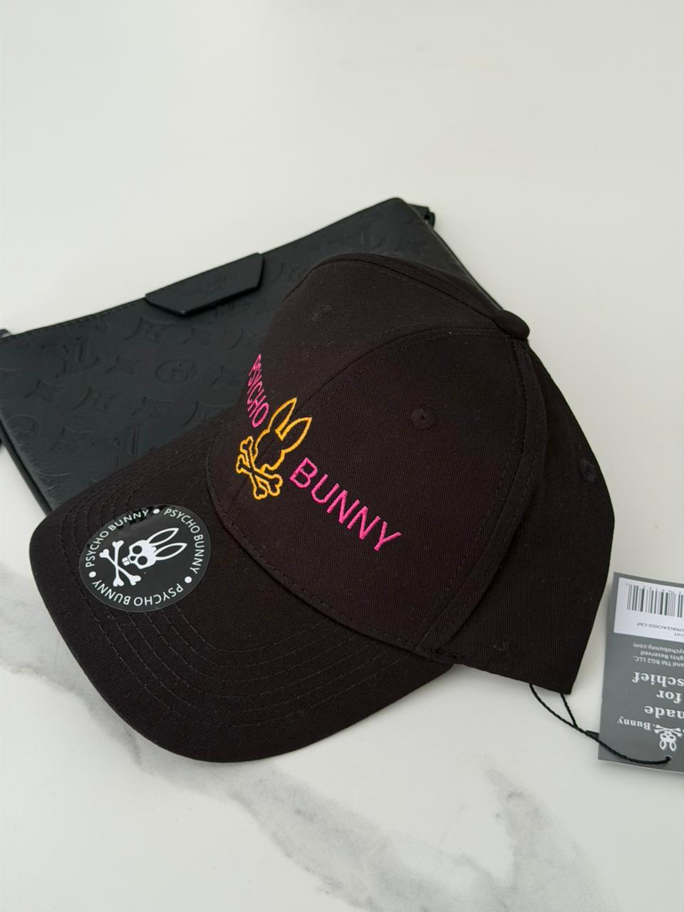 Gorra Psycho Bunny -Negra