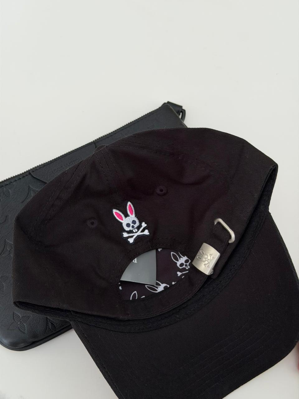 Gorra Psycho Bunny -Negra