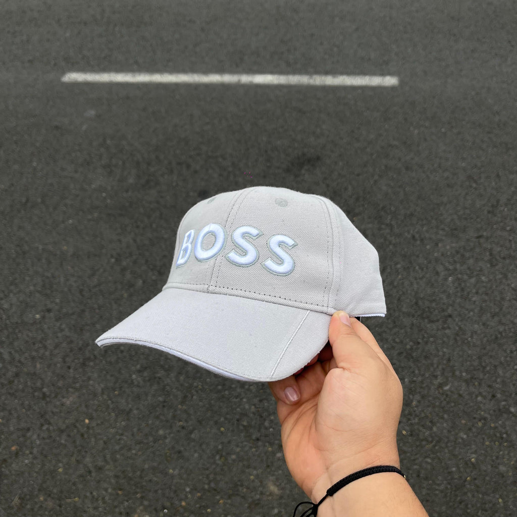 GORRA HUGO-BOSS GRIS BORDADA