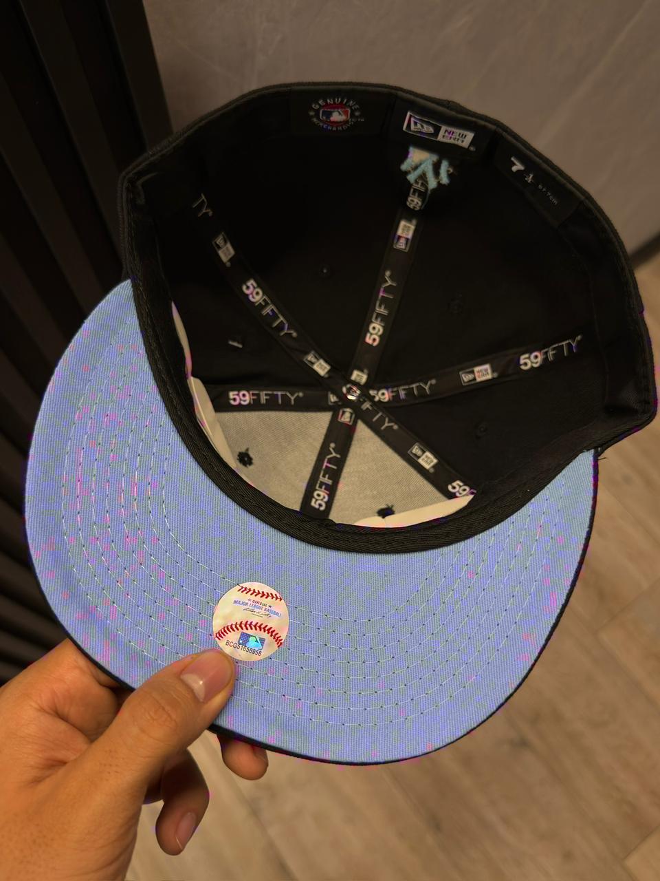 NEW ERA-BORDADA AZUL TUBULAR