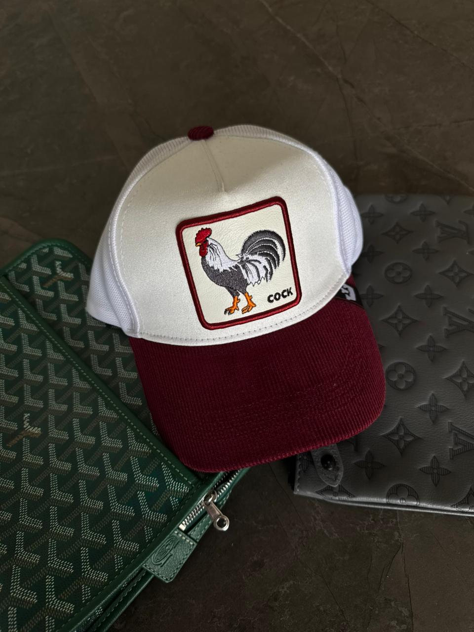 Gorra Cock - Vino tinto