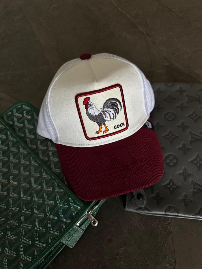Gorra Cock - Vino tinto