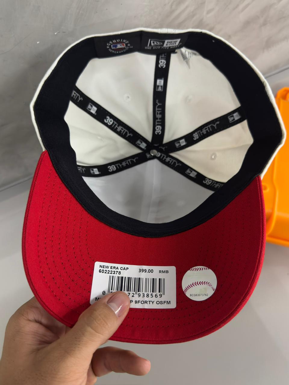 NEW ERA-LA BLANCO ROJO