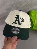 NEW ERA-BLANCA A´s VERDE