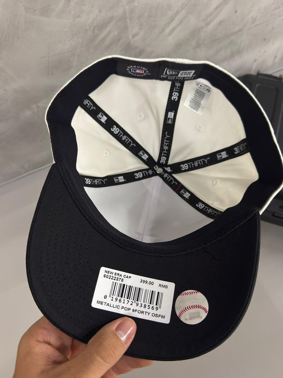 NEW ERA-BLANCA SOX NEGRO