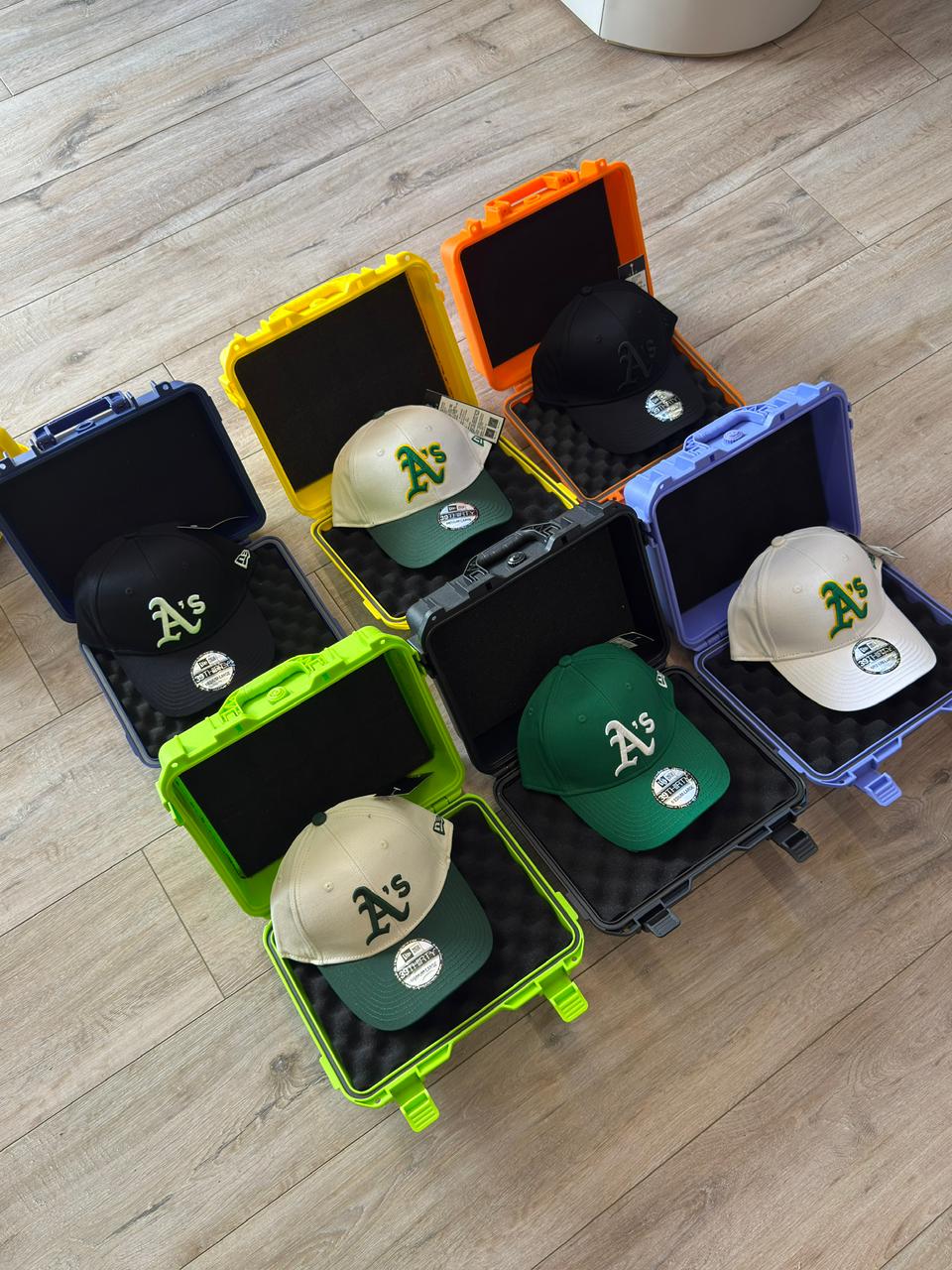 Combo New Era 39THIRTY de los Oakland Athletics (A's) X6