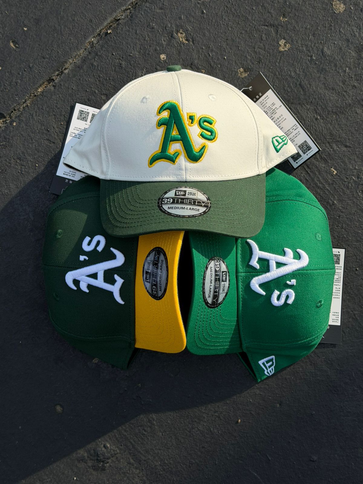 Pack X3 Oakland A’s Green Collection
