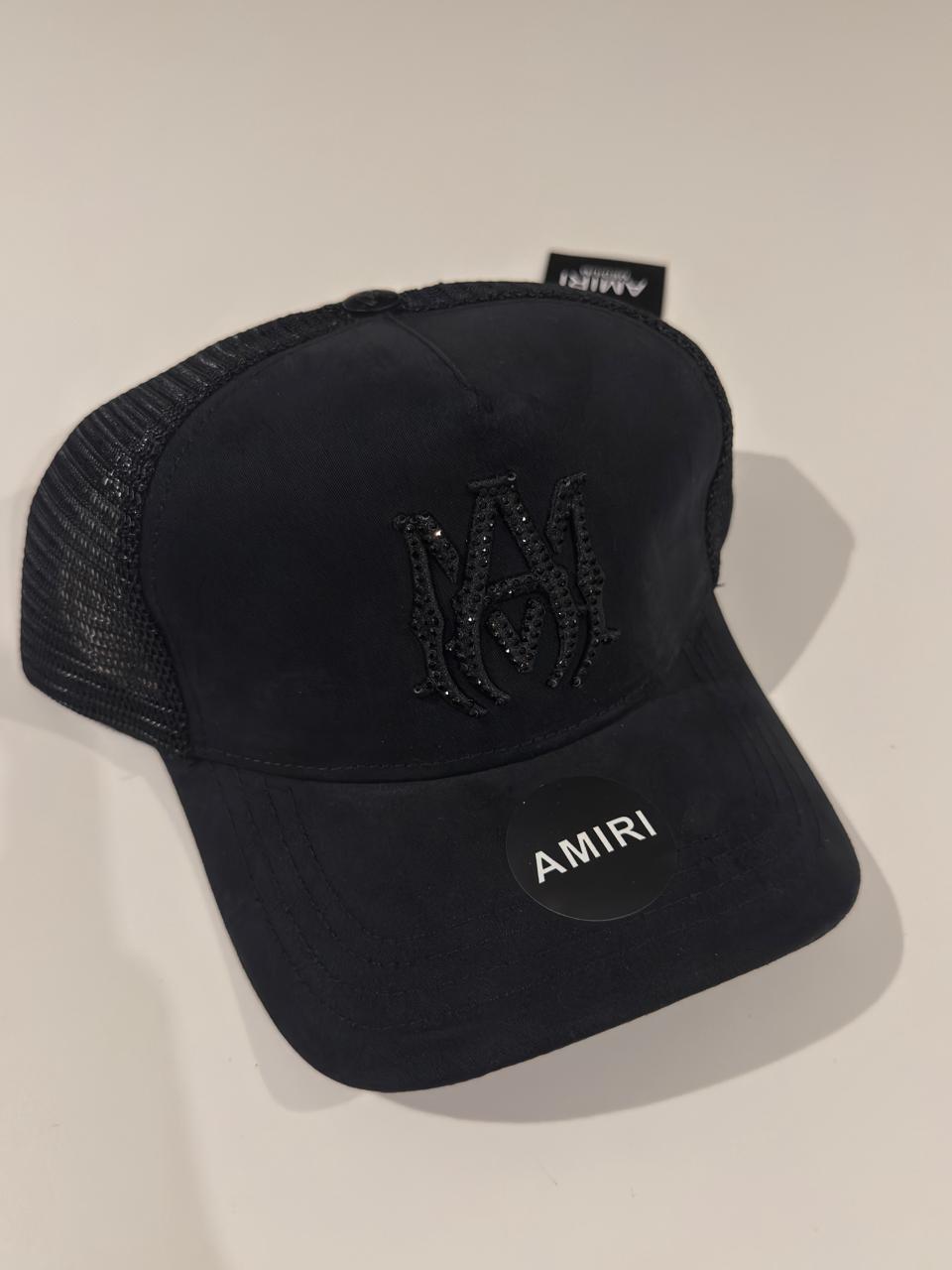 AMIRI NEGRA - MA LOGO CRYSTAL