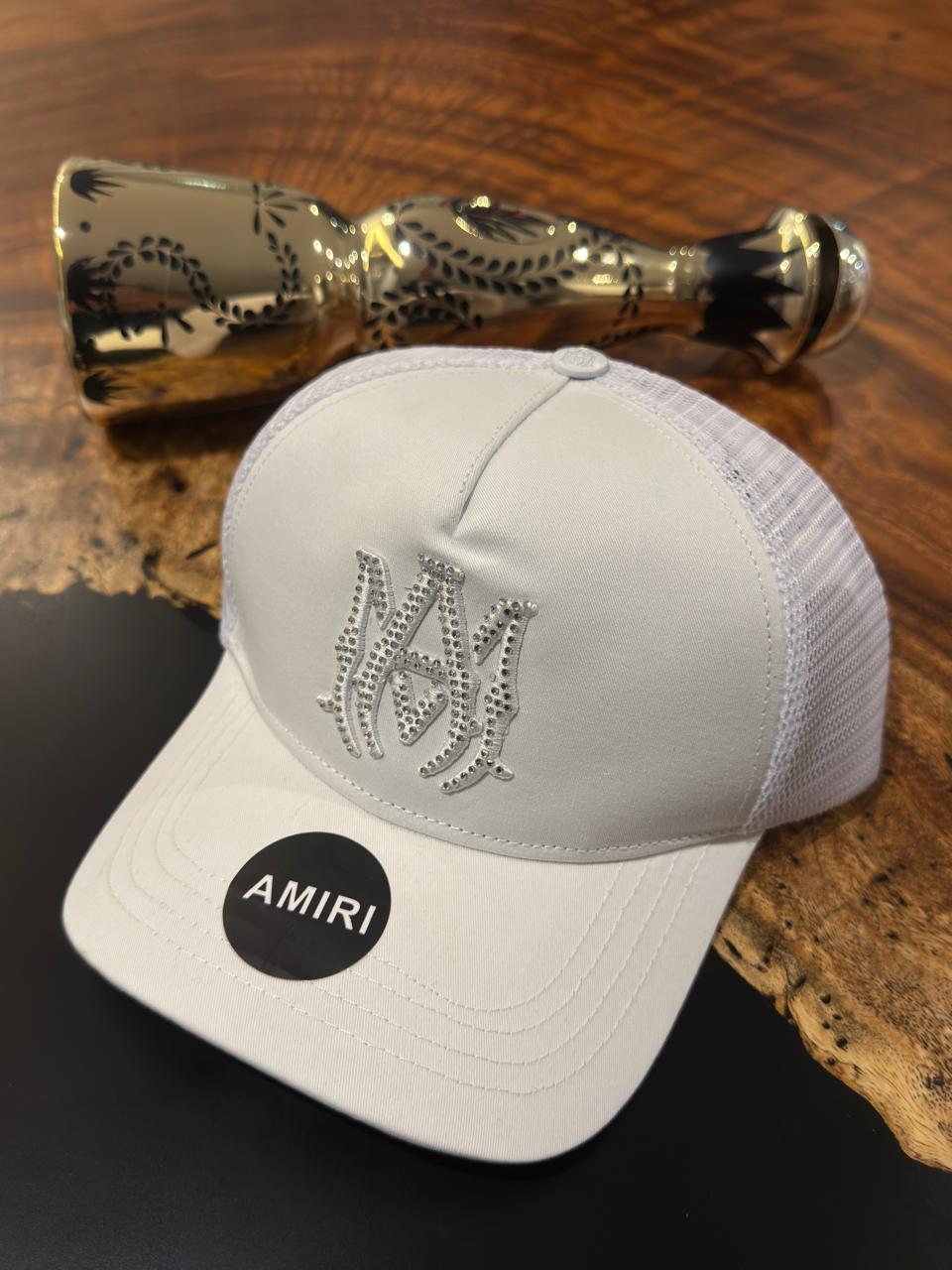 AMIRI BLANCA - MA LOGO CRYSTAL