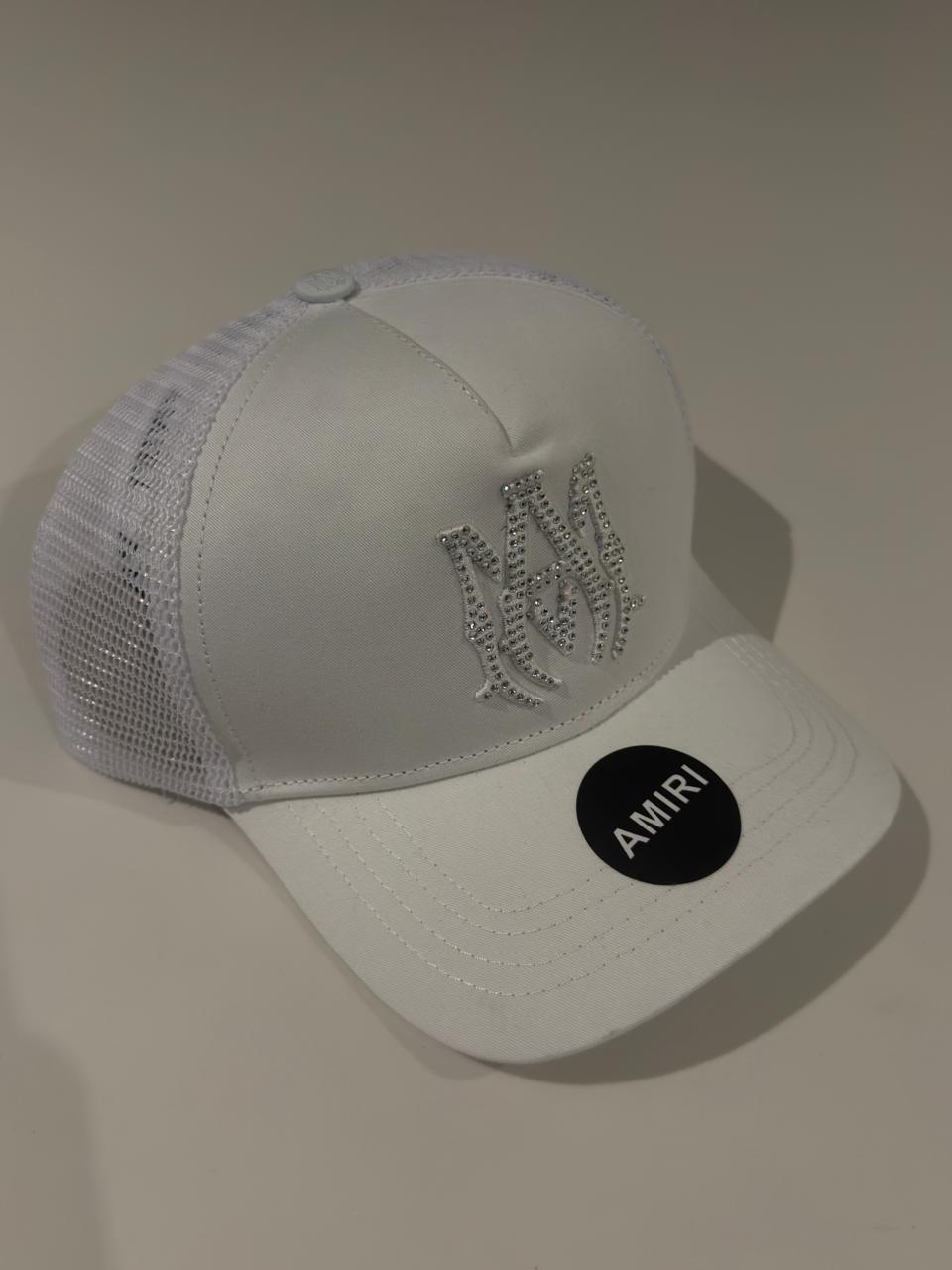 AMIRI BLANCA - MA LOGO CRYSTAL