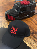 HUGO BOSS CLÁSICA NEGRA LETRAS ROJAS
