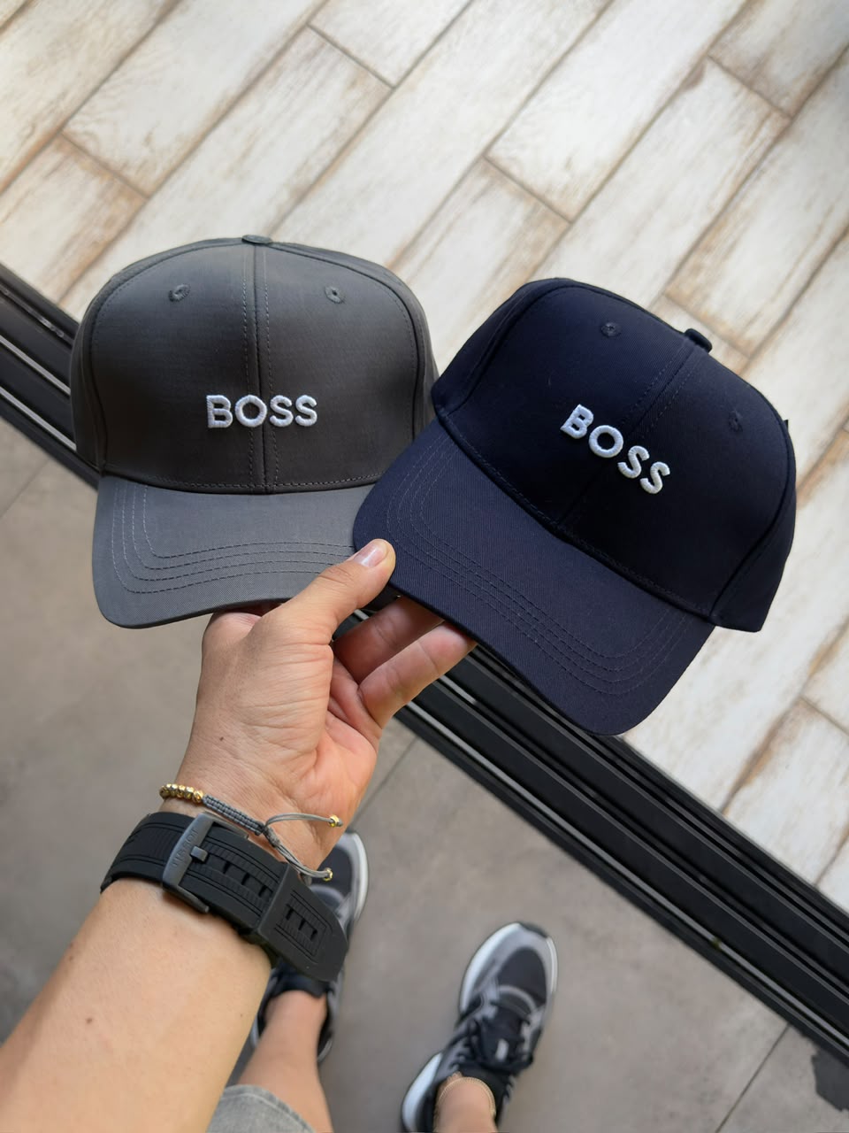 SET X2 BOSS GRIS-AZUL