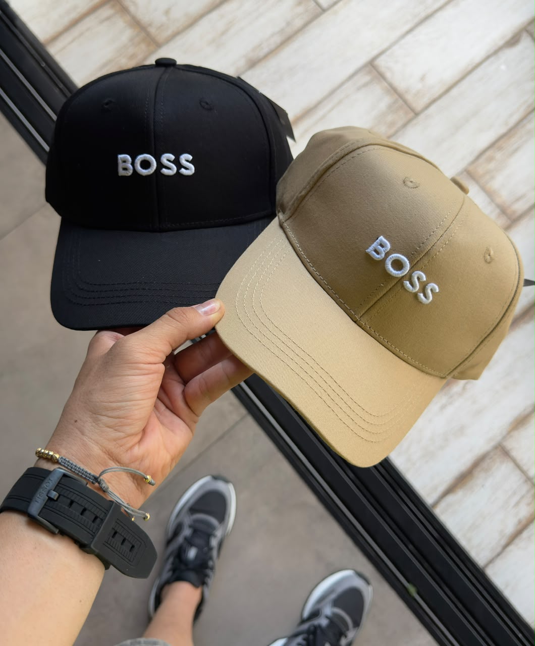 SET X2 BOSS NEGRA-BEIGE