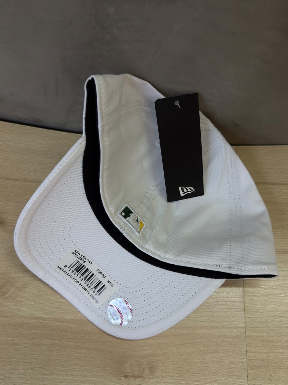 NEW ERA-BLANCA A´s VERDE