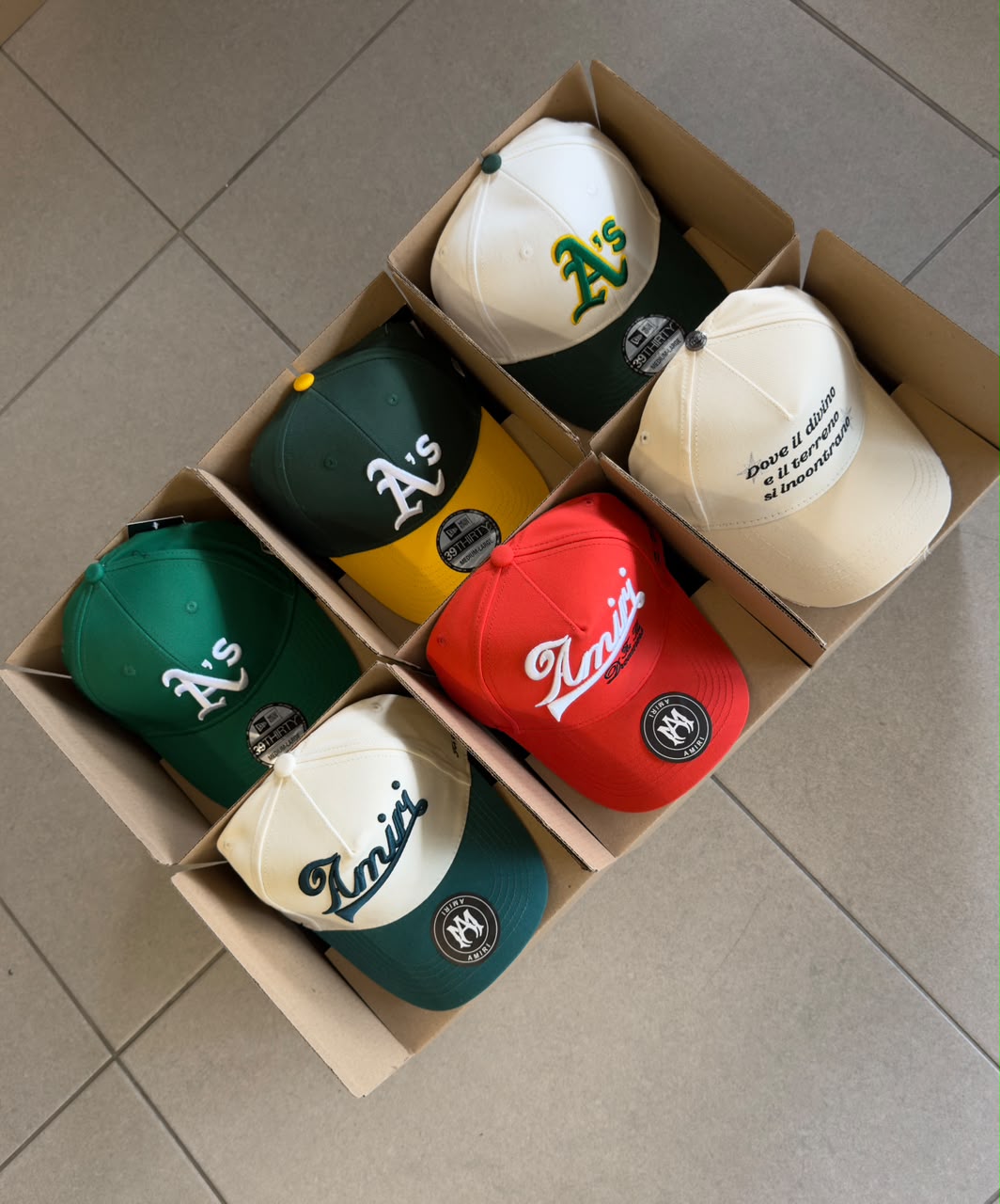 COMBO X6 AMIRI & NEW ERA A'S - EDICION HALLOWEN