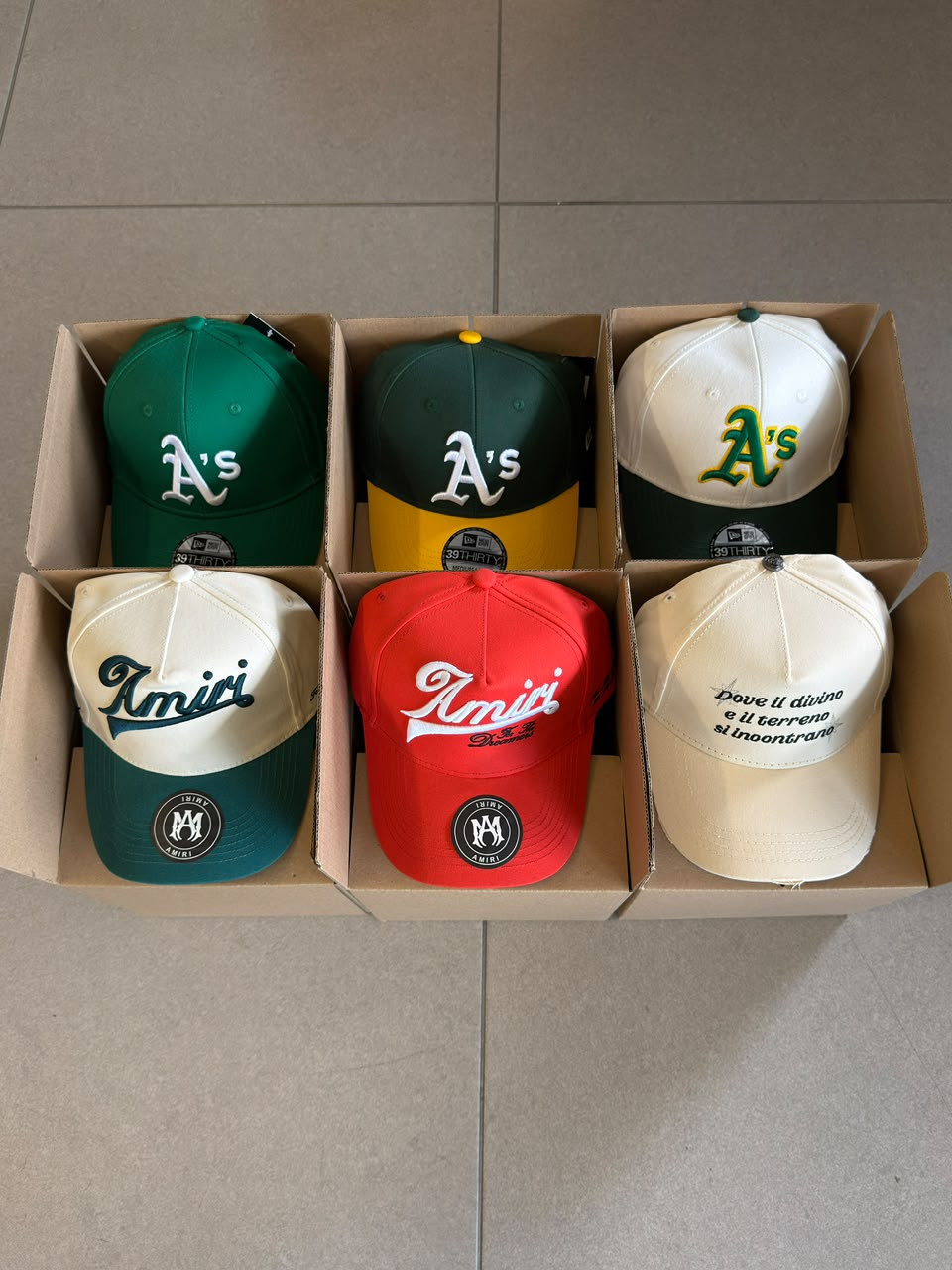 COMBO X6 AMIRI & NEW ERA A'S - EDICION HALLOWEN